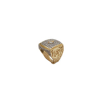 Cincin Iced-Out Square (14K)
