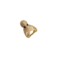 Iced-Out Squid Ring (14K)