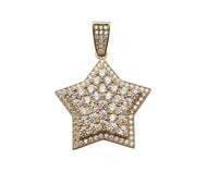 Iced-Out Star Pendant (10K)