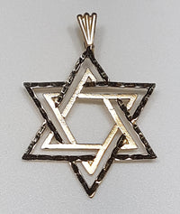 Dávid csillag medál 14K - Popular Jewelry