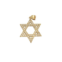 Iced-Out Star David Pendant (14K)