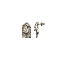 Diamond Jesus Stud Earrings (10K)