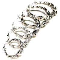 Estilo sa kawayan nga kawayan nga Sterling Silver