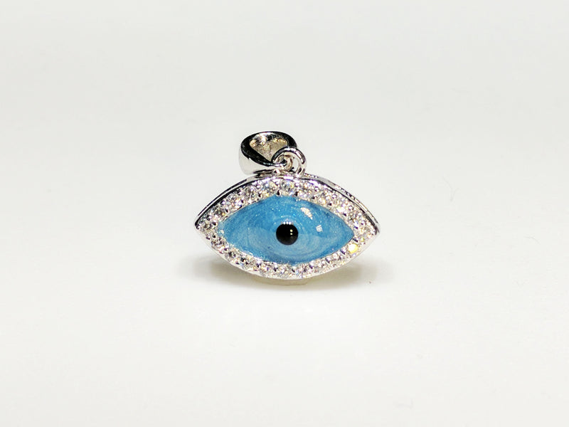 Evil Eye Mini Pendant Silver - Popular Jewelry