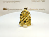 Iced Out Pharaoh Pendant Silver - Popular Jewelry