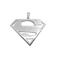 Solid Superman Pendant (Silver)