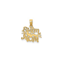 Swim Mom Pendant (14K)
