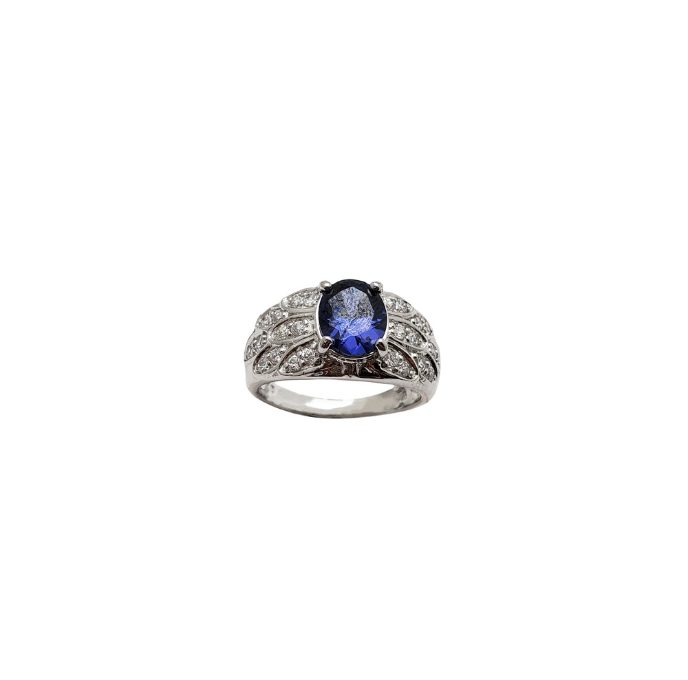 Tanzanite Cocktail Lady Ring (Silver)