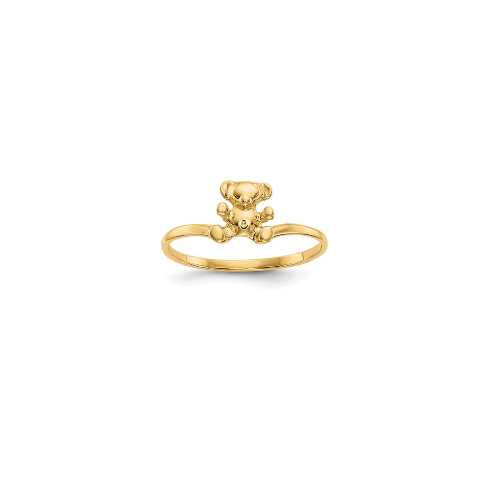 Teddy Bear Baby Ring (14K)