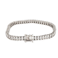 Tennis CZ Bracelet (Silver).