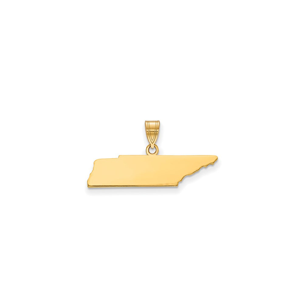 Plain Tennessee State Pendant (14K)