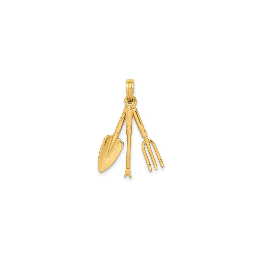 Garden Tools Pendant (14K)