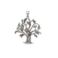 Marcasite Tree Pendant (Silver)