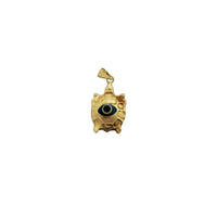Evil Eye Turtle Pendant (14K)