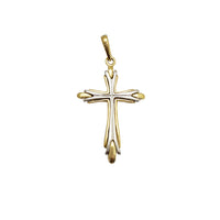Two-Tone Aeon Cross Pendant (14K)