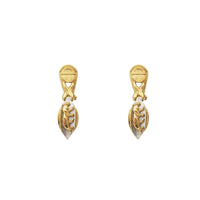 Dangling Panther Omega Back Earring (14K)