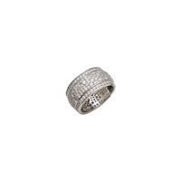 White CZ Eternity Ring (Silver)