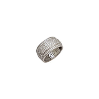 Bijeli CZ Eternity prsten (srebro)