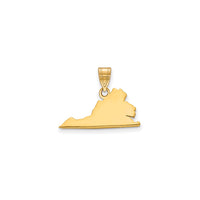 Plain Virginia State Pendant (14K)