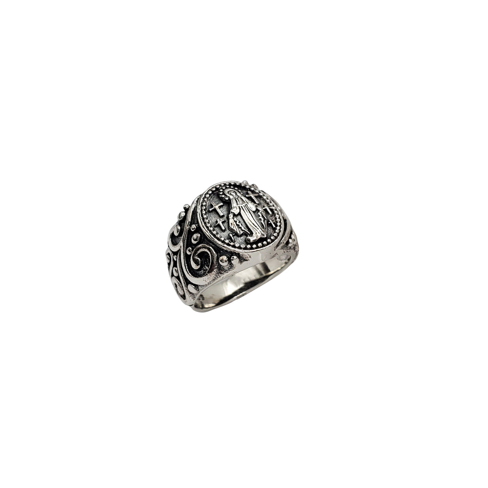 Virgin Mary Ring (Silver)