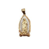 Two-Tone Virgin Mary Pendant (14K)