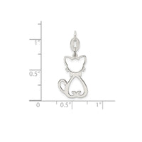 Cat Pendant (Silver)