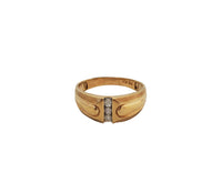 Band Cape Tapered CZ (14K)