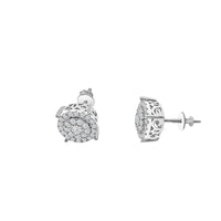 Diamond Cluster Stud Earring (14K)