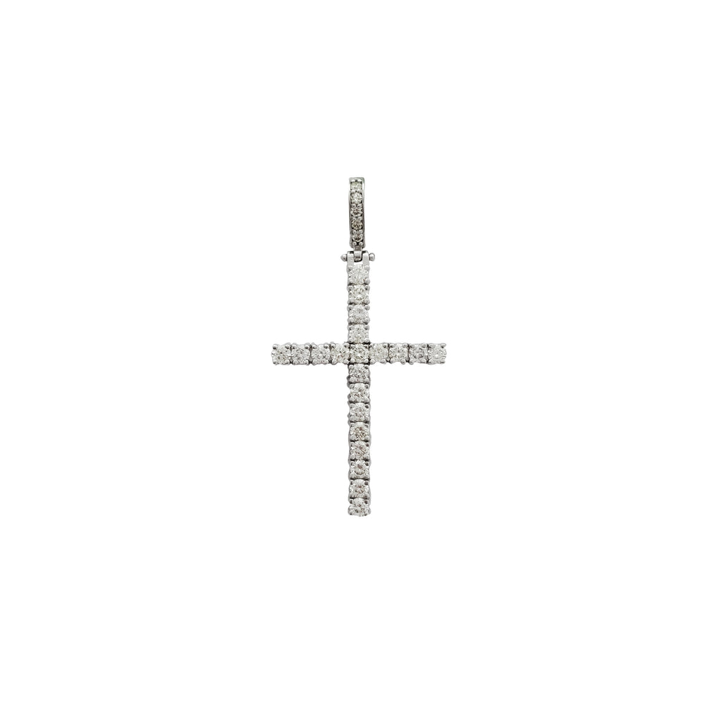 Diamond Cross Pendant (14K)