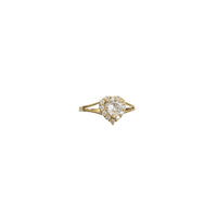 Zirconia Heart Ring (14K)