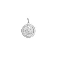 Saint Christopher Medallion Pendant (Silver)