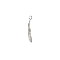 Filigree Teardrop Pendant (Silver)