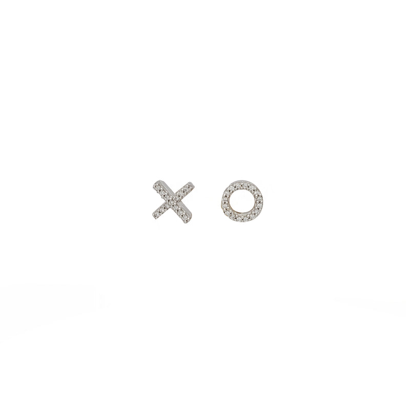 "XO" Stud Earrings (10K )