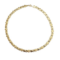 Diamond-Cut XO Heart Fancy Necklace (14K)