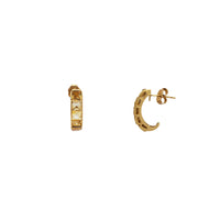 Yellow Topaz Stud Earrings (14K)