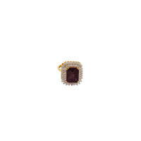Cubic Zirconia Rectangle Shape Ring (14K)
